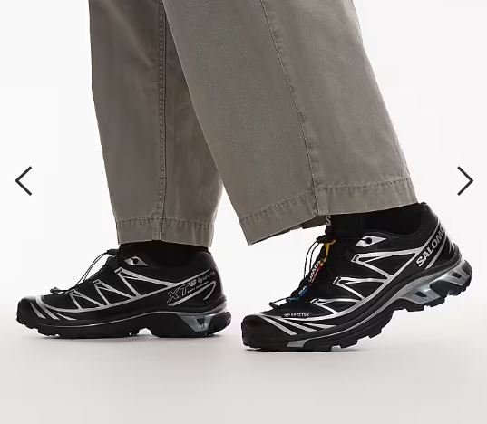 Baskets Salomon XT-6 GTX unisexes noires
